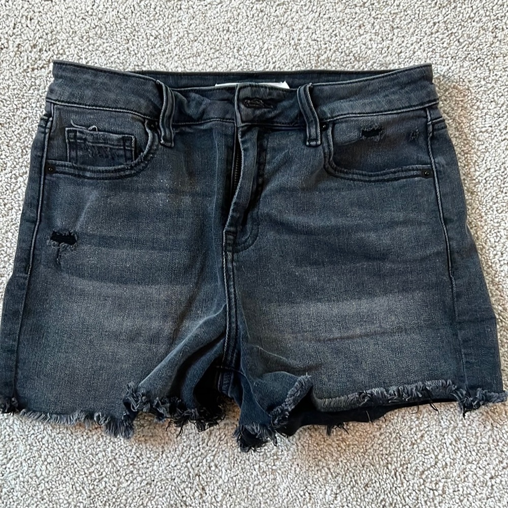 Black High Waisted Shorts